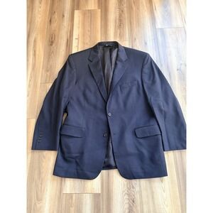 Jos A Bank Signature Collection Men's Blazer Sports Coat Navy Blue 42S Wool